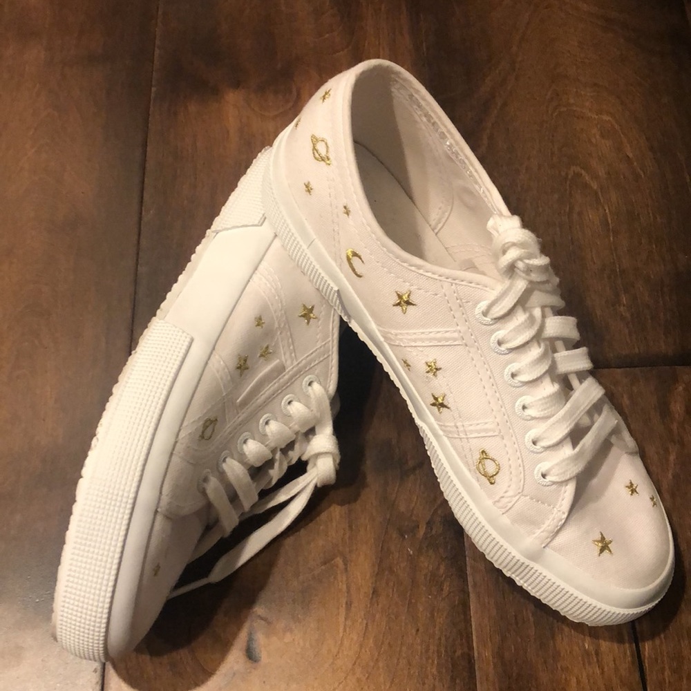 SUPERGA 2750 EMBCOTTON Sneaker in Stars ✨ NWOT - Picture 16 of 16